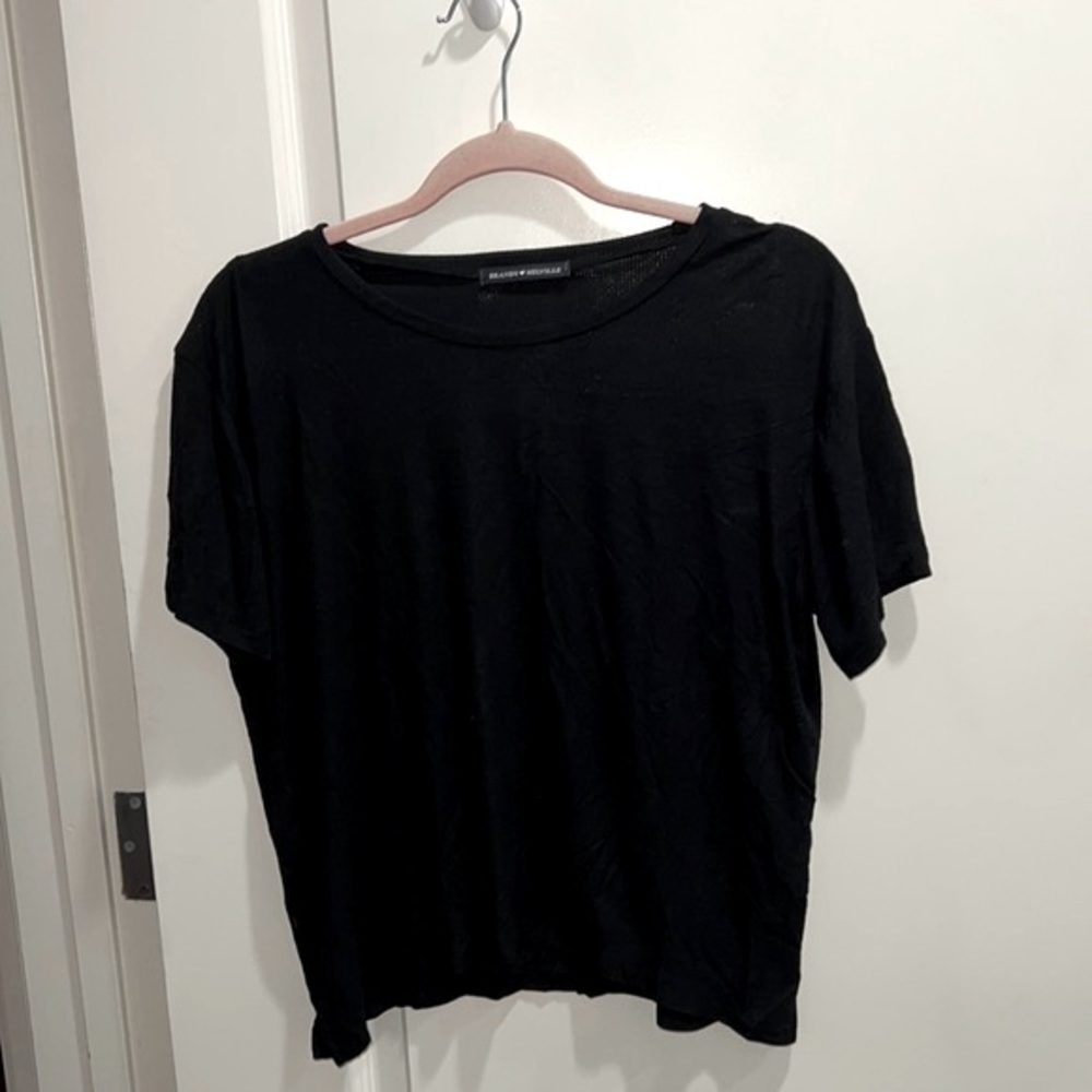 Brandy Melville Black Casual Top